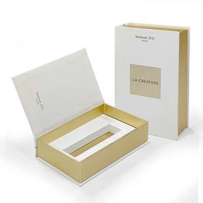 Magnetisch geschlossene Geschenkbox mit individuellem Logo, Magnetkarton für Parfüm-Kosmetikverpackungen