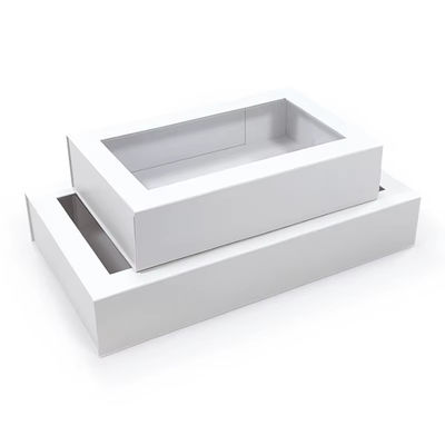 Festkarton Matte Kunstklappbares Geschenkfach aus Kunstpapier und Karton Magnetgeschenkfach mit Fenster