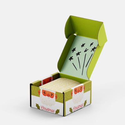 Personalisierbare Luxus-Verpackungen Versandboxen Hautpflege Weihnachtsgeschenkbox für Weihnachtsgeschenke
