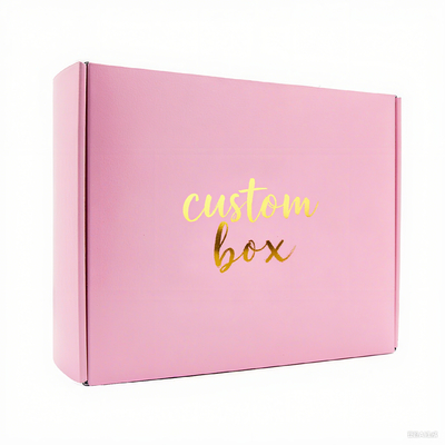 Großhandel recycelbares Wellpapier Kosmetik Mailer Box Klappbare E-Commerce Versandboxen für Parfüm Wimpern Matt Lamination