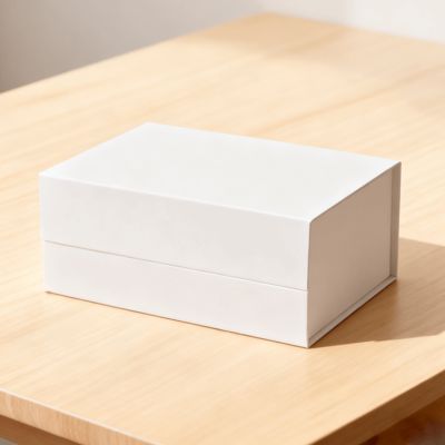 A5 Flache Leere Schwarze Magnetische Geschenkboxen Für Einzelhandelsverpackungen Aus Karton Mit Prägung und Lackierung