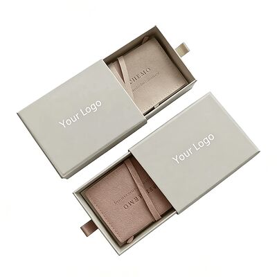 Papier, mit Goldfolie beschichtet, Schmuckverpackung, Schubladen, Papierkisten mit Schaum für Halsketten, Armbänder, Armbänder, Ohrringe